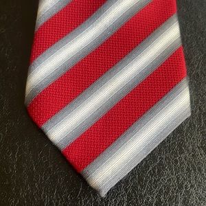 Sean John Red, Gray & White Tie